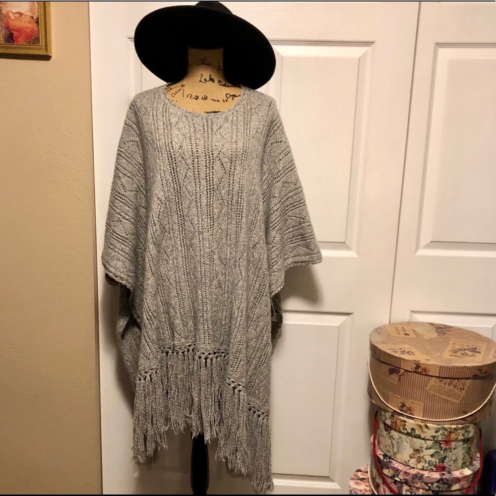 🌵ARNHEM🌵100% LAMBSWOOL PONCHO - Picture 4 of 11
